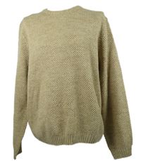 Pánský béžový vlněný svetr Broken 