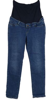 Dámské modré těhotenské slim rifle Seraphine 