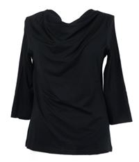 Dámské černé triko s vodou 