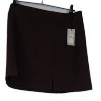 Nové - Dámská vínová flaušová sukně Primark 