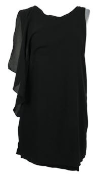 Dámská černá šifonová tunika Zara 