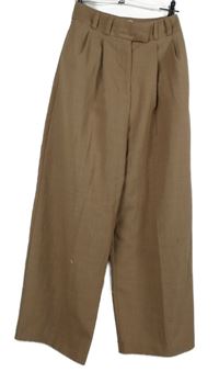 Dámské pískové volné kalhoty Topshop 