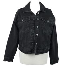 Dámská černá riflová bunda Up2Fashion 