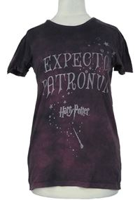 Dámské vínové tričko s nápisem Harry Potter Atmosphere vel. 32
