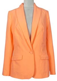 Dámské neonově oranžové sako zn. M&S