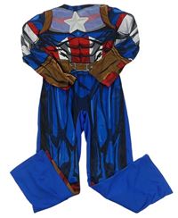 Kostým- modrý overal Captain America Marvel