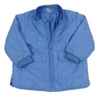 Modrá prošívaná šusťáková zateplená bunda H&M