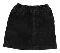 Černá riflová sukně kiabi
