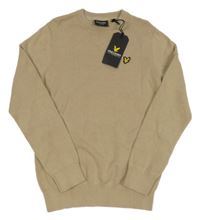 Nové - Béžový svetr s nášivkou Lyle&Scott
