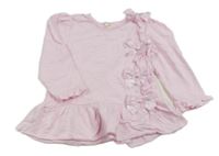 Světlerůžová mikina s mašlemi 