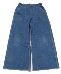 Modré wide leg rifle