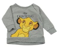 Šedá mikina se Simbou Disney