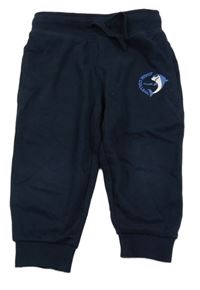 Tmavomodré tepláky se žralokem Tom Tailor