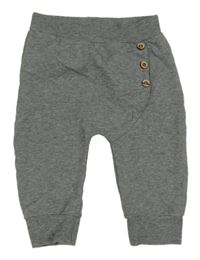 Šedé tepláky s knoflíčky Alana