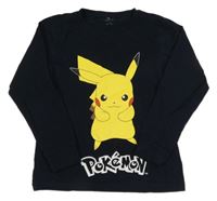 Tmavomodré triko s Pikachu Name it