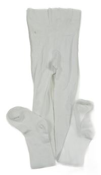 Bílé punčocháče 