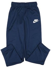 Tmavomodré sportovní kalhoty s logem Nike