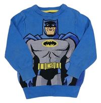 Modrý svetr s Batmanem George