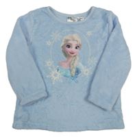 Světlemodrá plyšová mikina s Elsou H&M