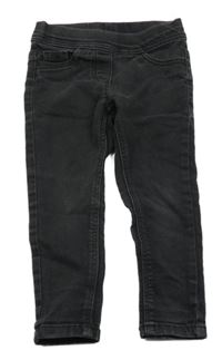 Čené riflové džegíny C&A