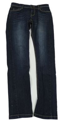 Tmavomodré skinny rifle C&A