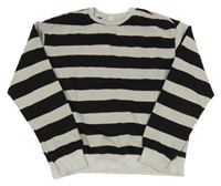 Světlešedo-černá pruhovaná mikina LC WaIKIKI