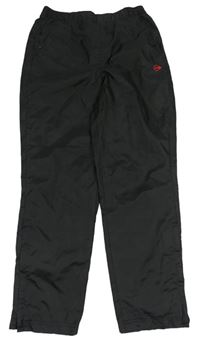 Černé šusťákové kalhoty Dunlop 