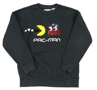 Šedá mikina Pac Man s překlápěcími flitry Zara 