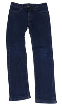 Tmavomodré skinny fit rifle H&M