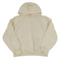 Krémová mikina s kapucí