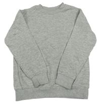 Šedá melírovaná mikina H&M