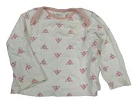 Smetanové vzorované triko M&Co.