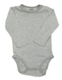 Šedo-bílé pruhované body H&M