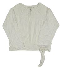 Bílá halenka s krajkou H&M
