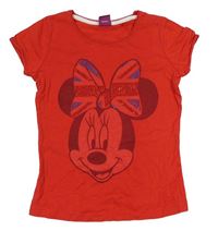 Červené tričko s Minnie Disney