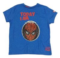 Modré tričko se Spidermanem Marvel