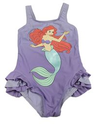 Lila jednodílné plavky s Ariel M&S