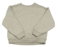 Světlešedá mikina s výšivkou Primark