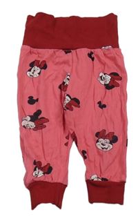 Růžové lehké tepláky s Minnie Disney