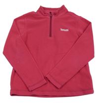 Růžová fleecová funkční mikina s logem zn. Regatta