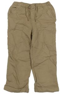 Hnědé lehké kalhoty orchestra