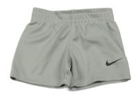 Šedé sportovní kraťasy s logem Nike