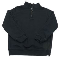 Černá mikina se zipem M&S