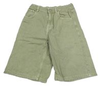 Zelené riflové kraťasy 