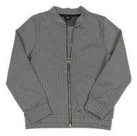 Černo-šedá vzorovaná lehká bunda River Island