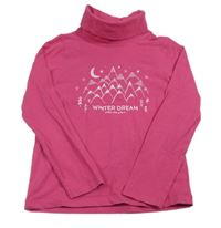 Růžový rolák s horami Lupilu