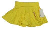 Nové - Žlutá sukně s všitými kraťasy Cherokee