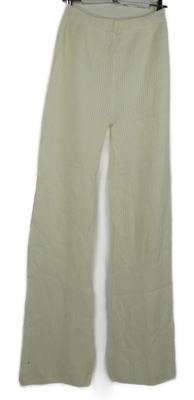 Dámské smetanové pletené palazzo kalhoty MissPap