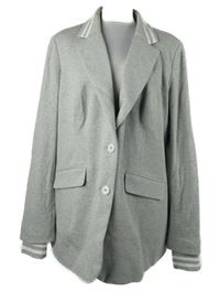 Dámské šedé teplákové sako Bonprix vel. 54