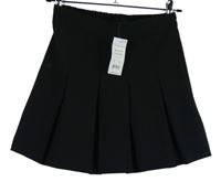 Nové - Dámská černá skládaná sukně New Look